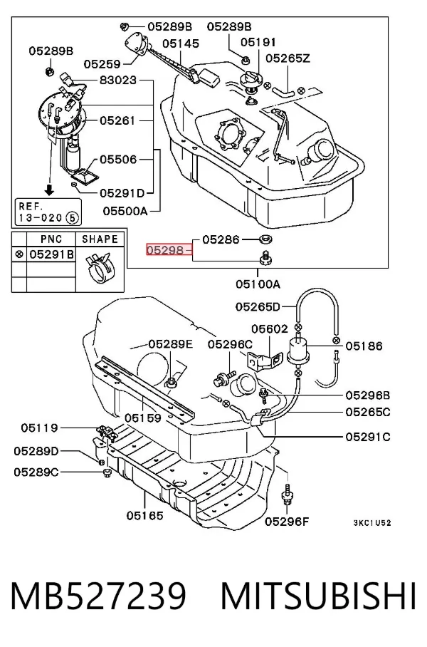  MB527239 Mitsubishi