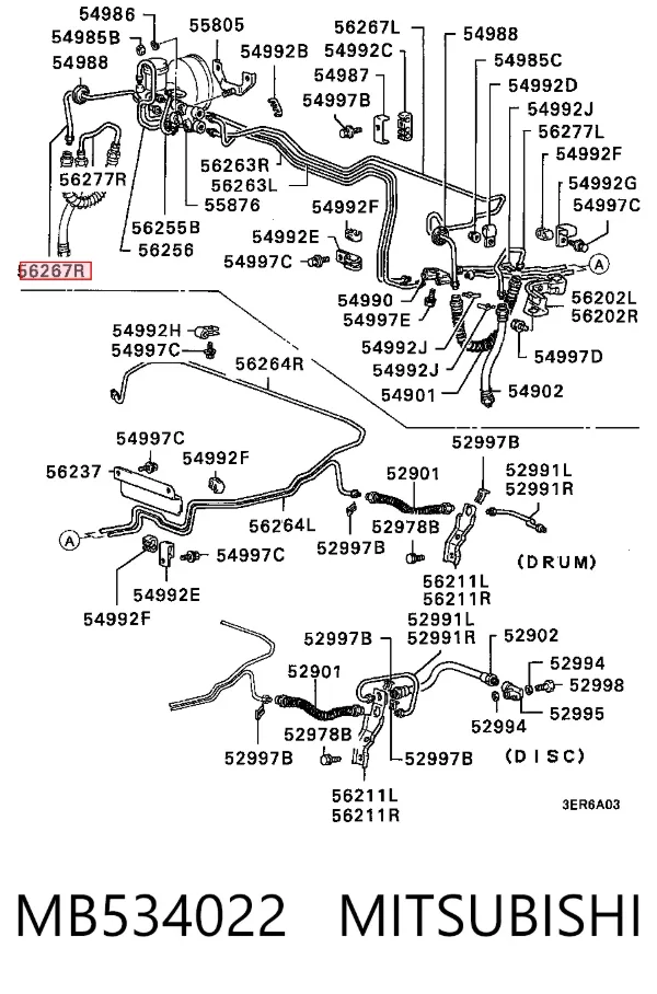  MB534022 Mitsubishi