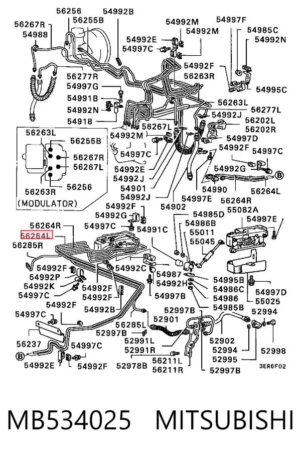  MB534025 Mitsubishi