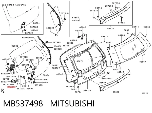  MB537498 Mitsubishi