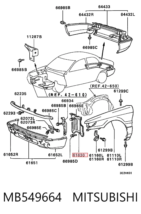  MB549664 Mitsubishi