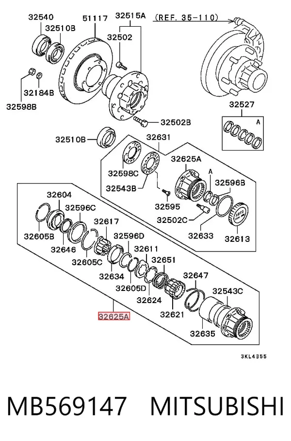  MB569147 Mitsubishi
