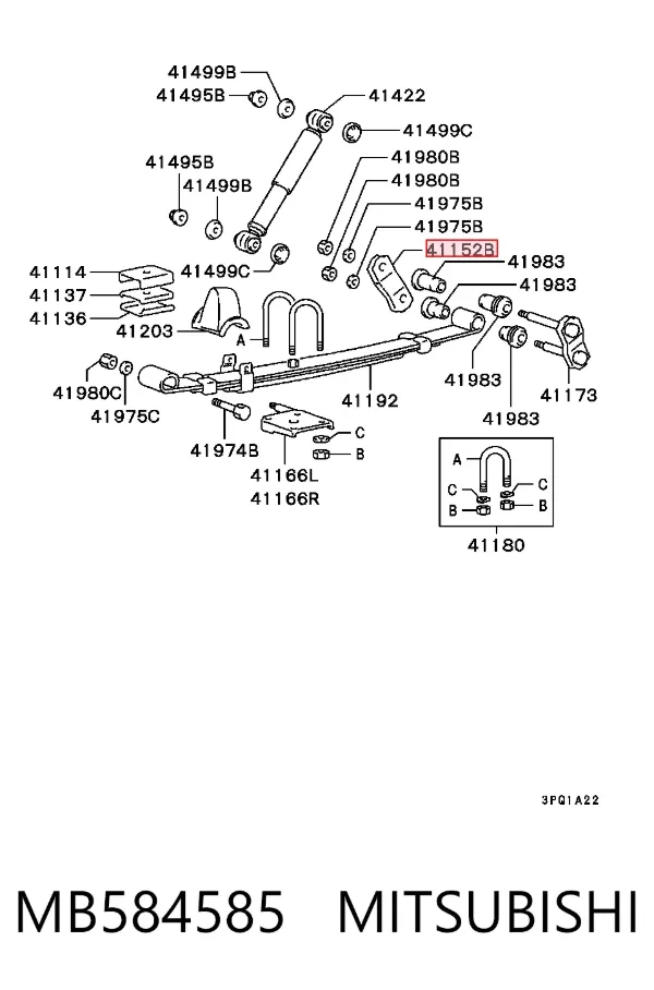  MB584585 Mitsubishi