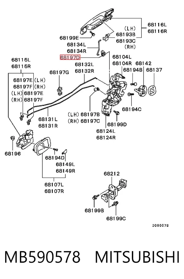  MB590578 Mitsubishi