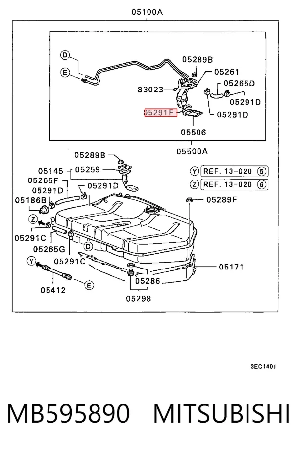  MB595890 Mitsubishi
