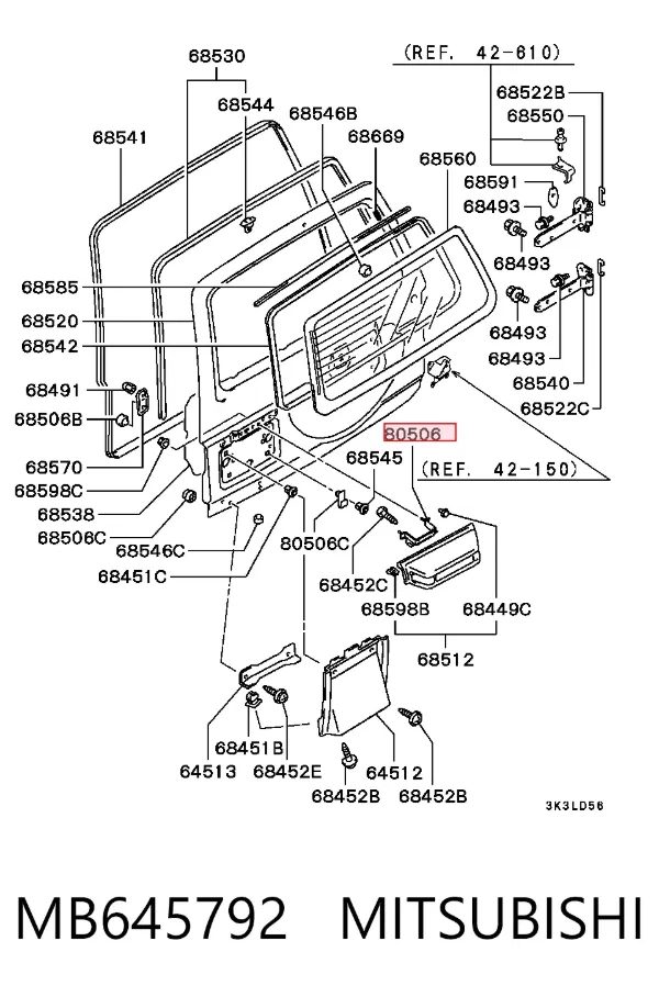  MB645792 Mitsubishi