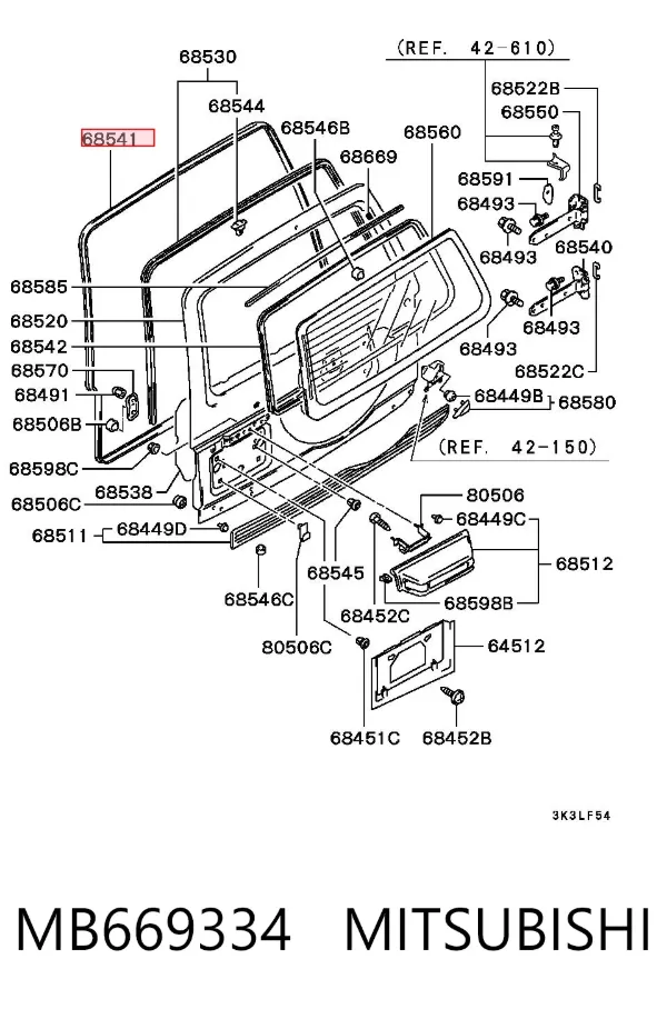  MB669334 Mitsubishi