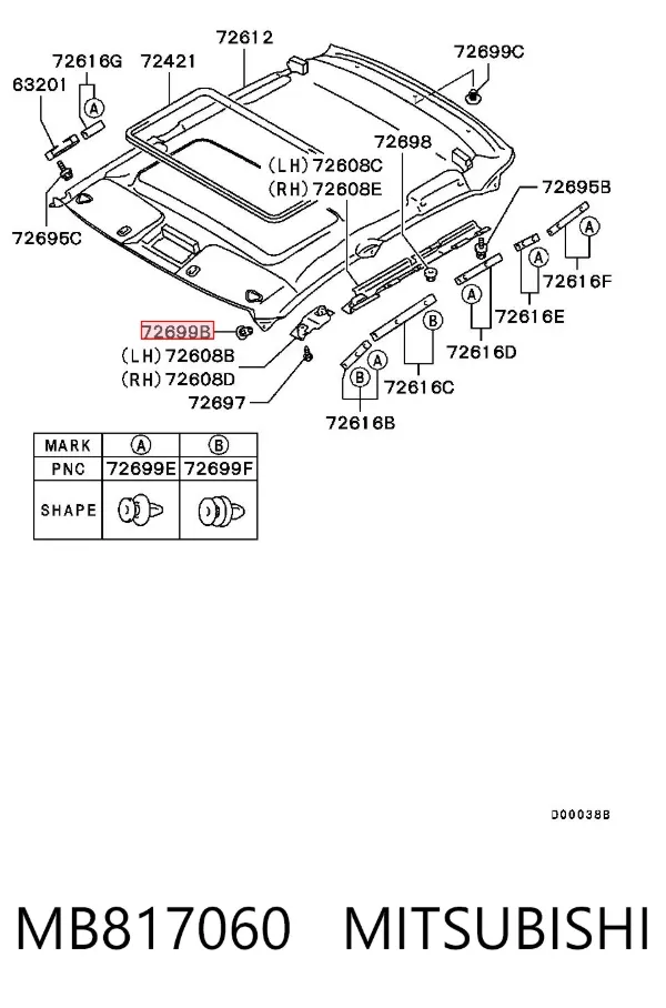  MB817060 Mitsubishi