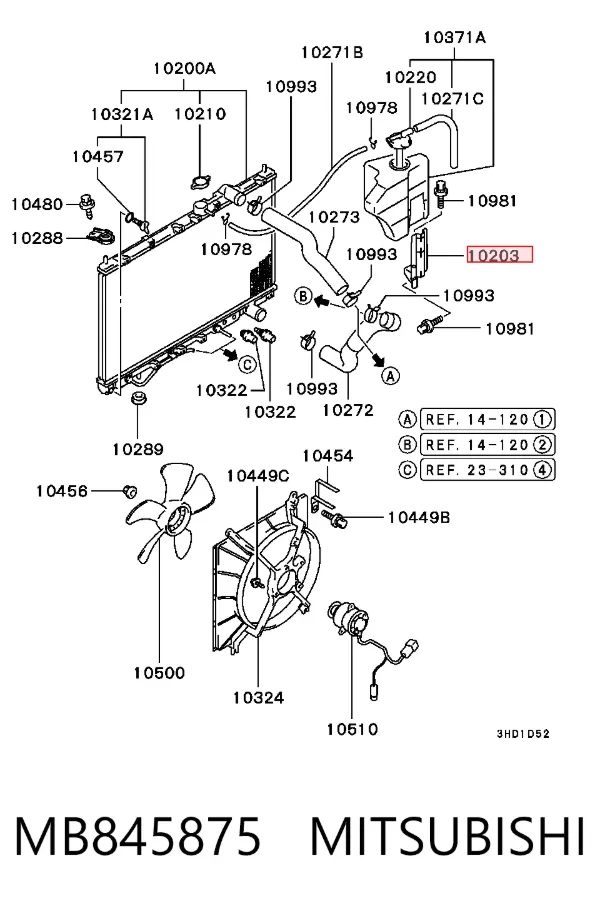  MB845875 Mitsubishi