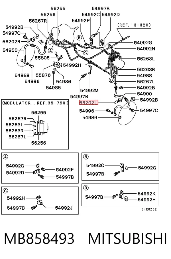  MB858493 Mitsubishi