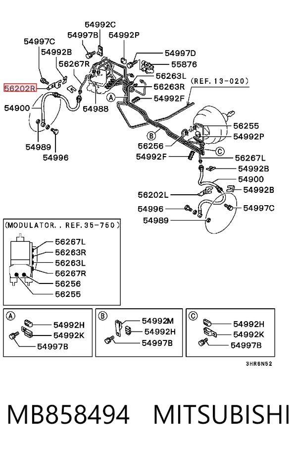  MB858494 Mitsubishi