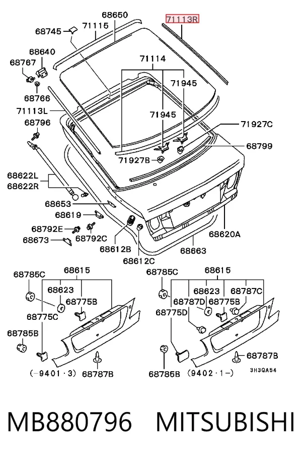  MB880796 Mitsubishi
