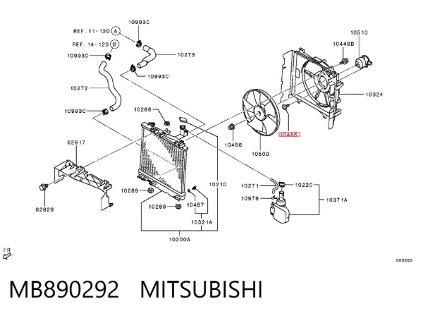  MB890292 Mitsubishi