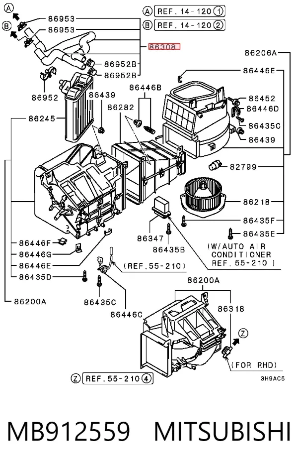  MB912559 Mitsubishi