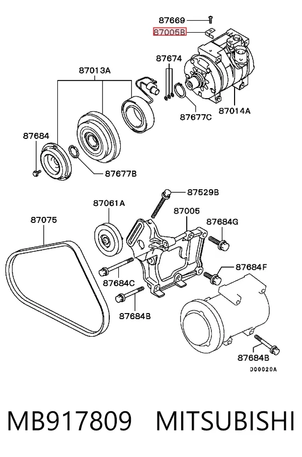  MB917809 Mitsubishi