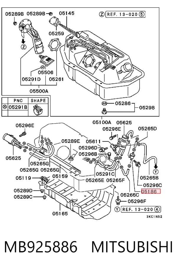  MB925886 Mitsubishi