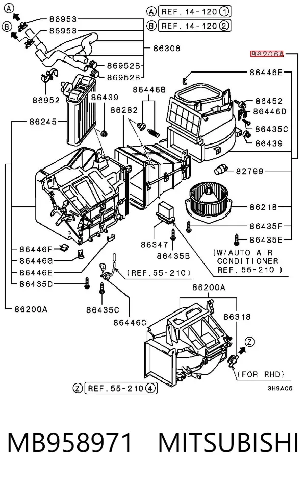  MB958971 Mitsubishi