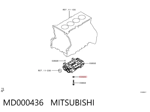  MD000436 Mitsubishi