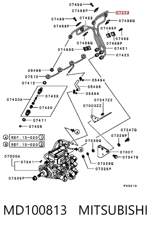 MD100813 Mitsubishi