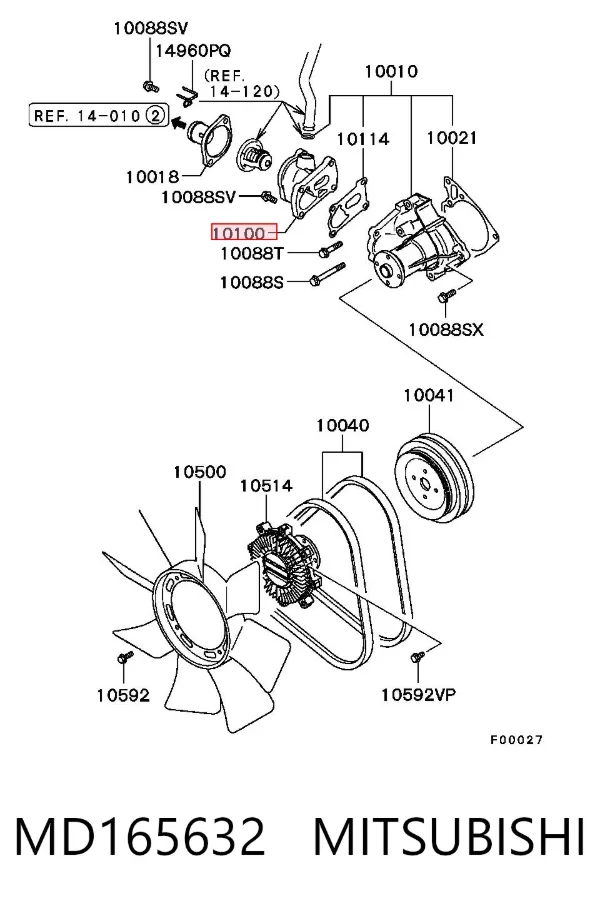  MD165632 Mitsubishi