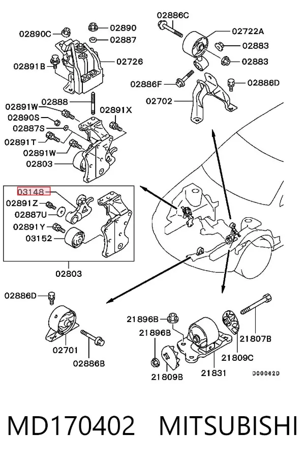  MD170402 Mitsubishi