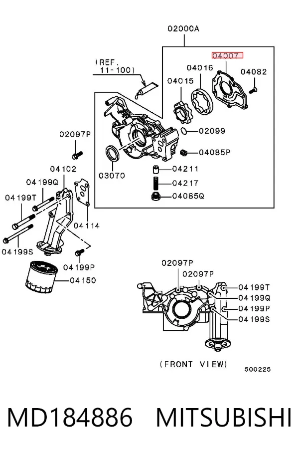  MD184886 Mitsubishi