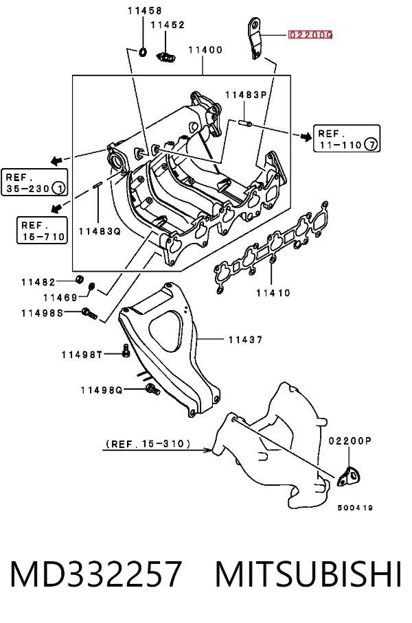  MD332257 Mitsubishi