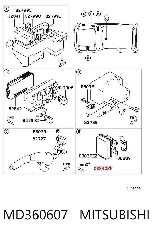  MD360607 Mitsubishi