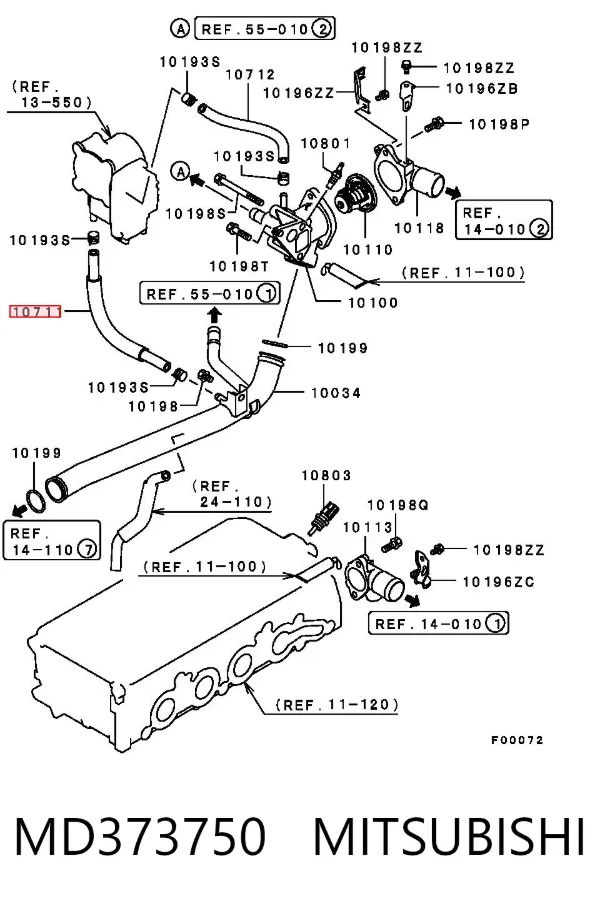  MD373750 Mitsubishi