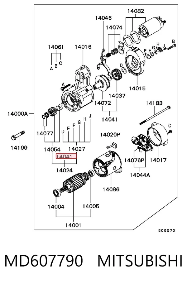  MD607790 Mitsubishi