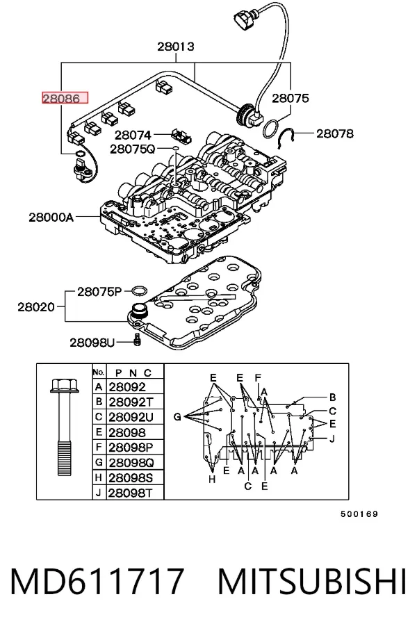  MD611717 Mitsubishi