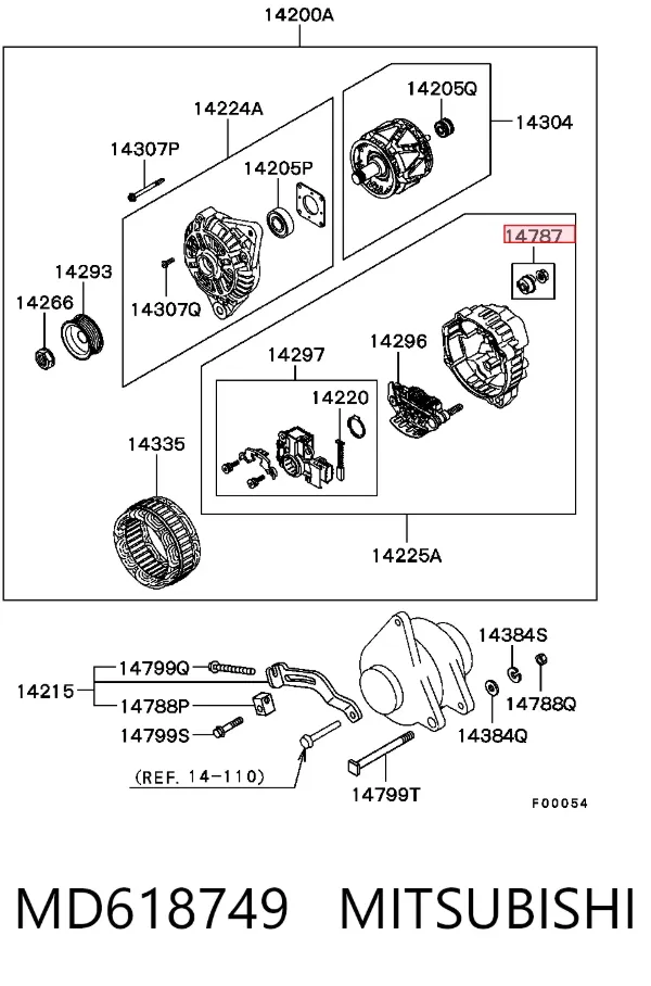  MD618749 Mitsubishi