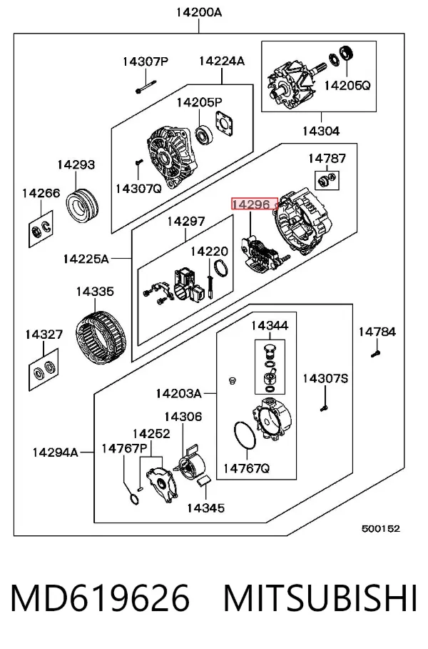  MD619626 Mitsubishi