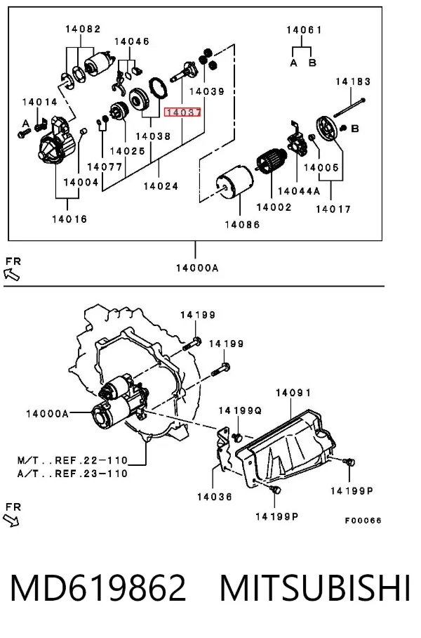  MD619862 Mitsubishi
