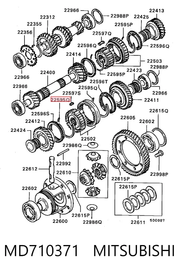 MD710371 Mitsubishi