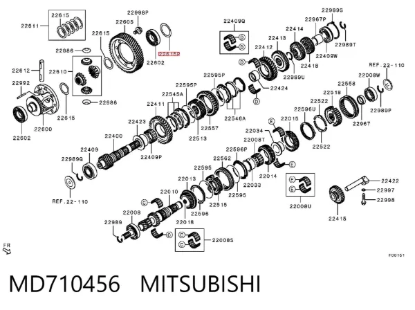  MD710456 Mitsubishi