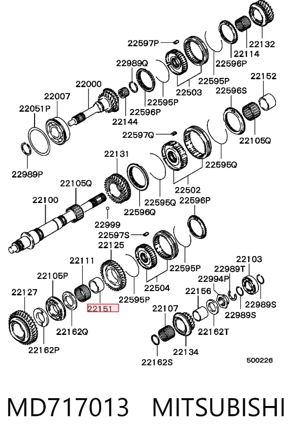  MD717013 Mitsubishi