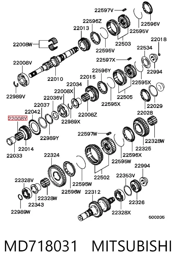  MD718031 Mitsubishi
