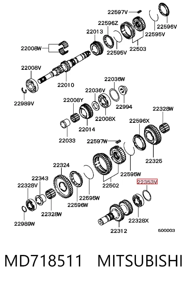  MD718511 Mitsubishi