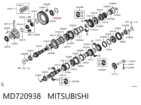  MD720938 Mitsubishi