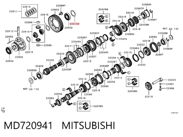  MD720941 Mitsubishi