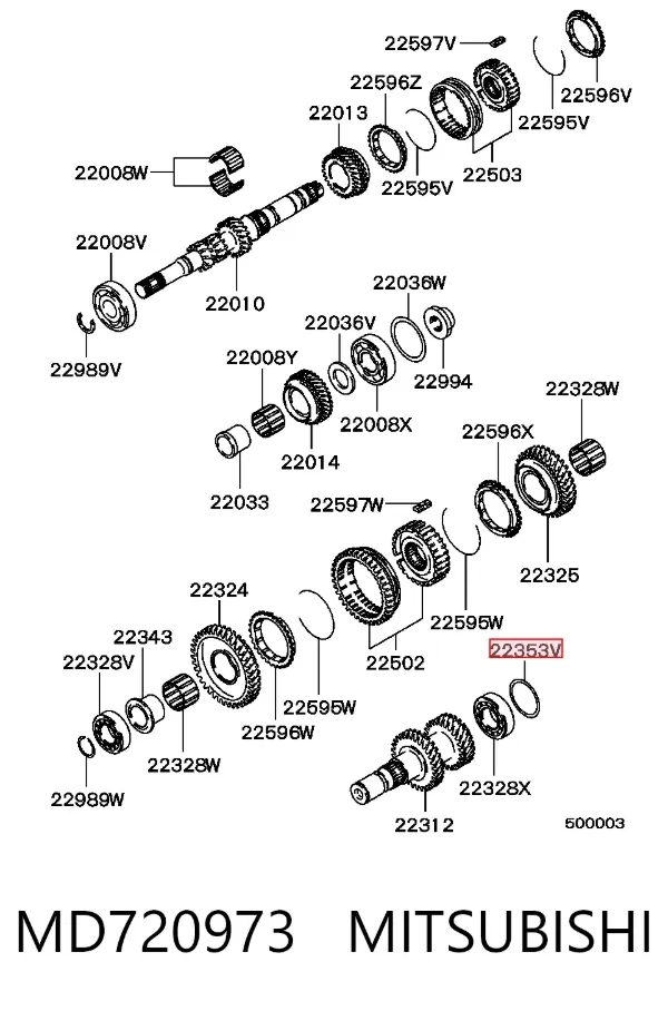  MD720973 Mitsubishi