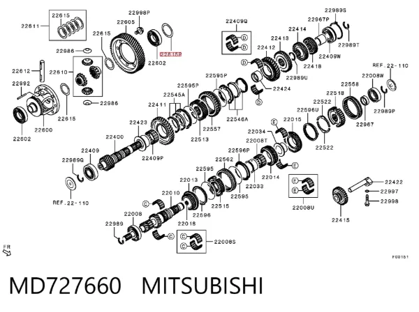  MD727660 Mitsubishi