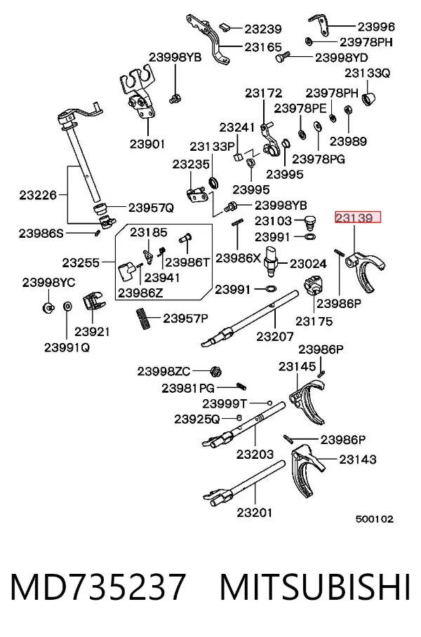  MD735237 Mitsubishi