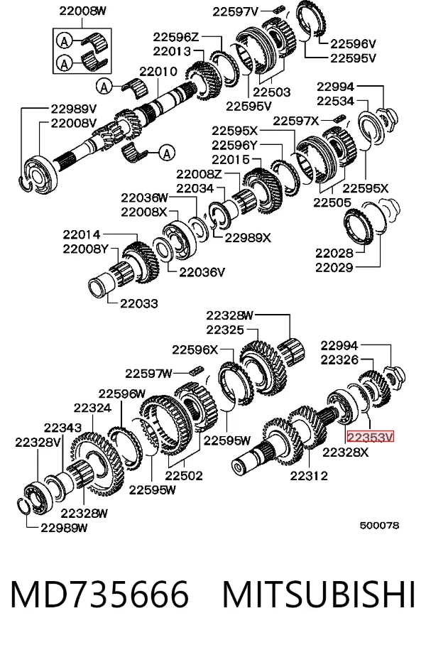  MD735666 Mitsubishi