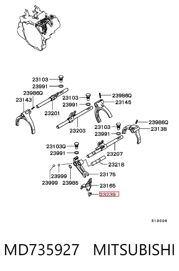  MD735927 Mitsubishi