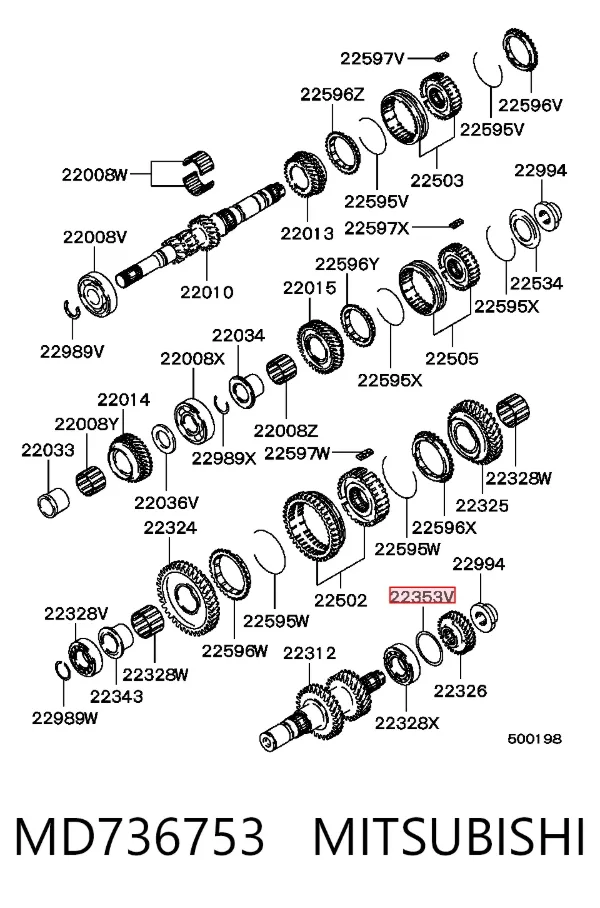  MD736753 Mitsubishi