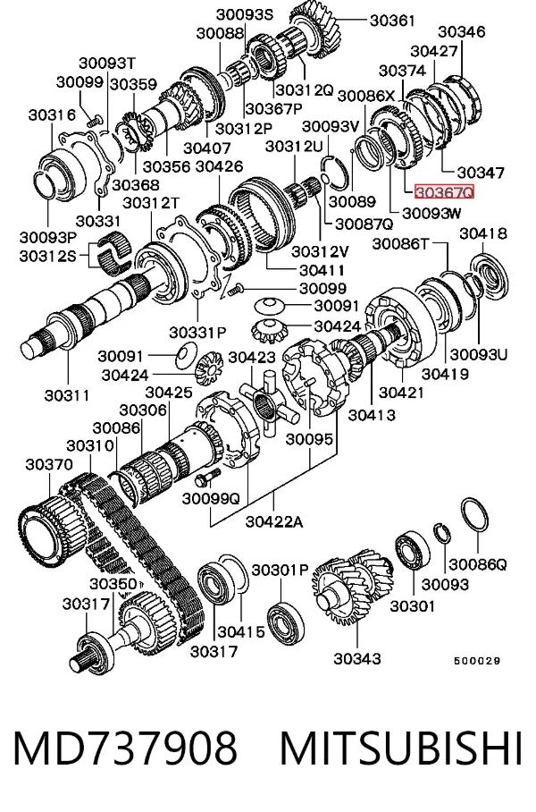  MD737908 Mitsubishi