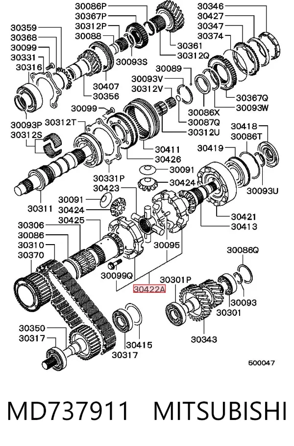 MD737911 Mitsubishi
