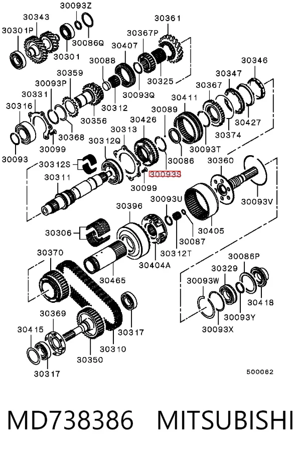  MD738386 Mitsubishi